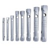 Double-sided tubular socket spanner set, long, suitable as a spark