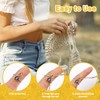 MARFOREVER 5 Pcs Crochet Rings for Crocheting Adjustable Crochet Tension