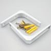 Wall Bracket Shelf, Pack of 6 Angle White for Shelves,
