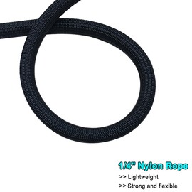 MayPaw Small Rope Dog Leash 6 FT/8 FT/10 FT, 1/4-in Lightweight Pet Leash for Small Dogs/Puppy/Cats, Classic Colors Round Dog Lead