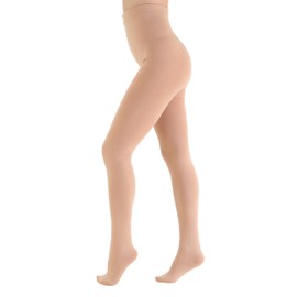 EVERSWE Women's Opaque Fleece Lined Tights, Thermal Tights (Nude,S)