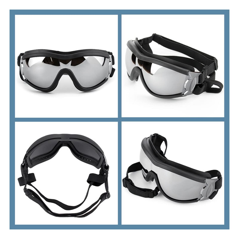 Pet Goggles, Dog Sunglasses, For Medium and Large Dogs, UV