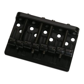 4 String Bass Guitar Bridge - Dual Load BB101 Black