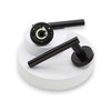 Door Handle Set Straight T Handle Interior Matte Black