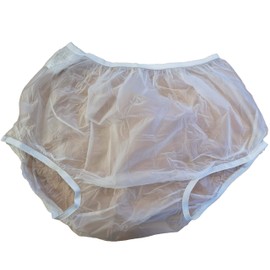 Waterproof Pants - Soft Vinyl Waterproof Incontinence Pants. Pack of 3 (Small)