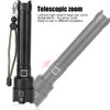 P90 Super Bright IPX4 Waterproof LED Flashlight USB Charging Zoom