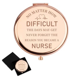Christmas Nurse Gifts, Nurses Week Gifts, Nurse Compact Mirror, Nurse Gifts, Nurse Gifts for Women,Nurse Stocking Stuffers,Nurse Appreciation Gifts,Nurse Graduation Gift,Nurses Day Gifts,Nursing Gifts