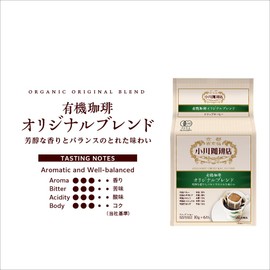 Ogawa Coffee Organic Coffee, Original Blend, Drip Coffee, 6 Cups, 0.4 oz (10 g) x 6