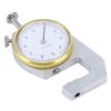 Thickness Gauge Round Dial Accuracy Measuring Tool Flat Pointed Head