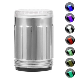 ZYTC Led Faucet Lights 7 Colors Changing Automatically LED Water Faucet Light Saver Tap LED Light Faucet LED Aerator for Kitchen Bathroom Sink Kids Wash Hands (4PC)
