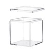 Acrylic Plastic Square Cube, Dayaanee Plastic square cube containers with