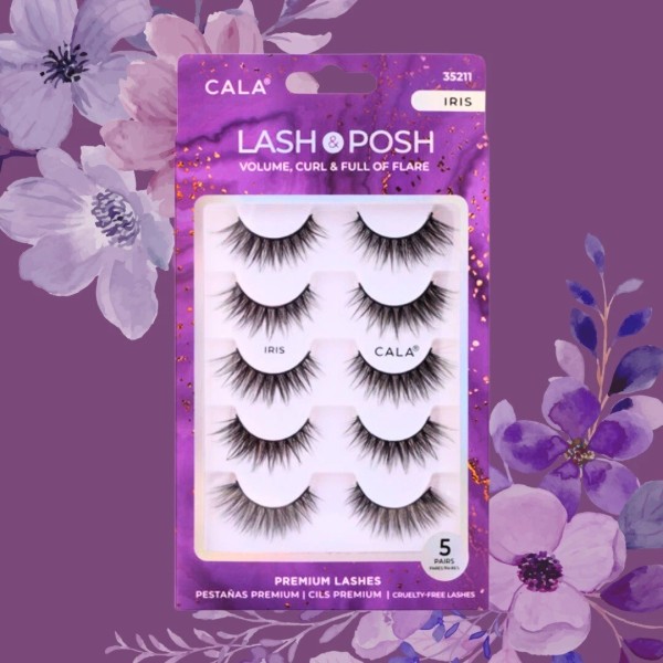 Cala Lash & Posh: Iris (5 Pack) | Free Gift