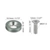 Motoforti 20 Pcs Motorcycle Silver Tone Fender Bumper Washer Bolt