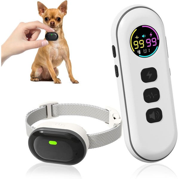 Ultra-Small Anti Bark Collar, Ultra-Light & Thin Dog Training Collar