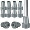 Crutch Tips, 8 Pack 3/4 Inch Rubber Crutch Accessories Replacement
