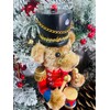 Santa's Workshop 14" Teddy Bear Drummer Nutcracker