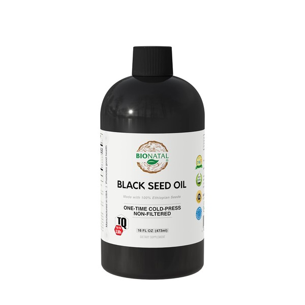 BioNatal Ethiopian Black Seed Oil 16oz (PET)