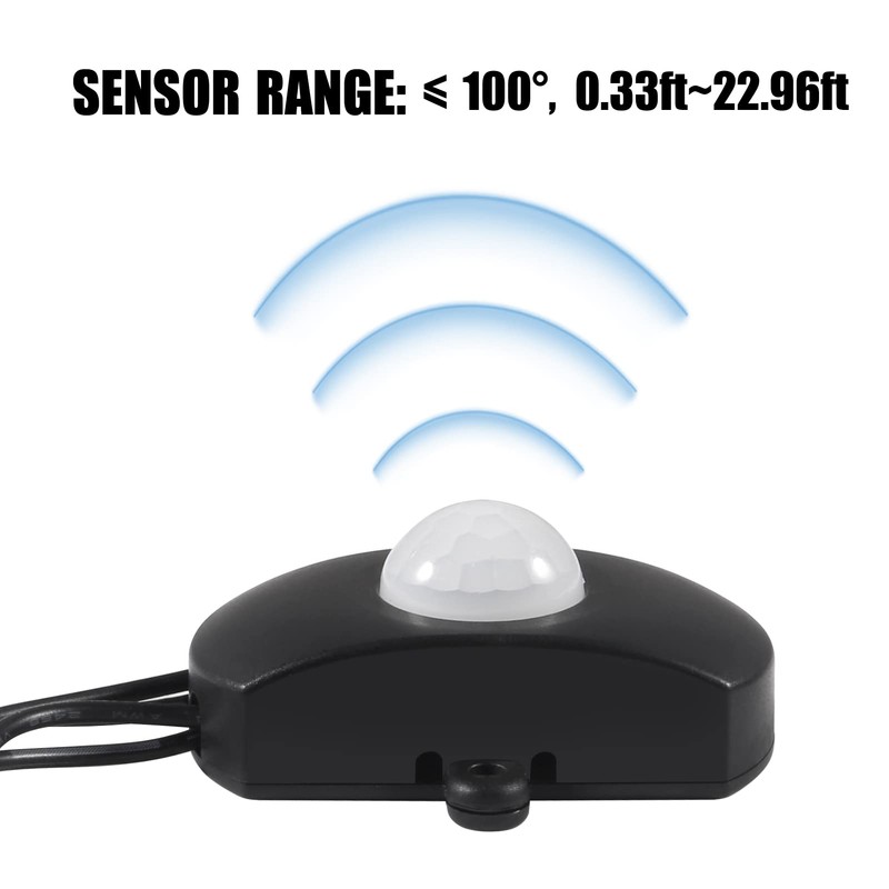 AITIAO 4Pcs DC 5V-24V 5A PIR Motion Activated Sensor Light