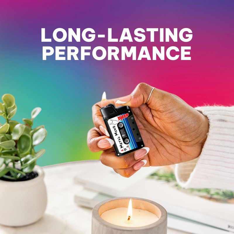 DJEEP Pocket Lighters, Limited Edition Mixtape Collection, Textured Unique Lighters,