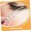 Ipetboom 2pcs Long Tweezers Tip Precision Forceps Professional Eyelid Clamp