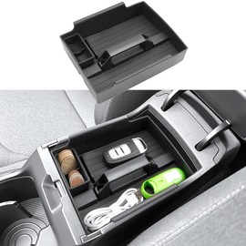 Coleya for 2025 Kia K4 Center Console Organizer for Kia K4 (LX/LXS/EX/GT-Line/GT-Line Turbo), with Small Handle&Coin Holder, 2025 K4 Console Tray Insert 2025 K4 Accessories