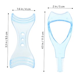 Baluue 12pcs Eyelash Assist Tools Eye Line Stencil Mascara Shield for Precise Makeup Application Includes Eyeliner Eyelash Tool for Makeup