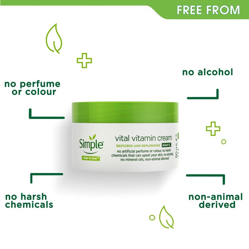 Simple Kind to Skin Vital Vitamin Night Cream (50ml)