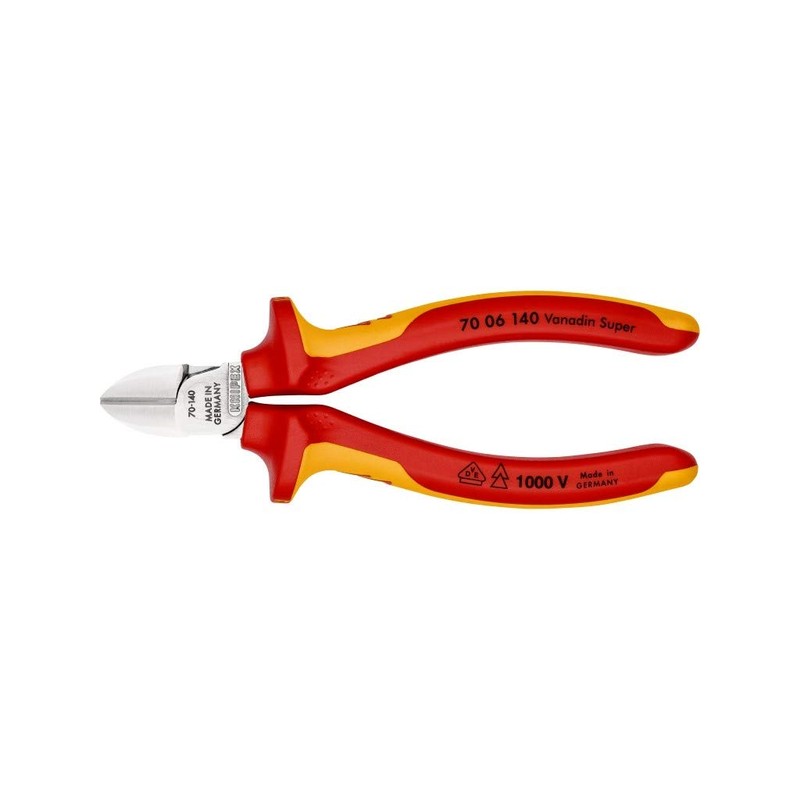 kunipekkusu KNIPEX 7006 – 140 Insulated Oblique Nipper 1000 V (SB)