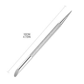 Stainless Steel Cuticle Pusher Nail Dotting Pen Nail Care Tool Double Ended Manicure Stick Cuticle Remover Cleaner Cuticle Pusher Wooden Cuticle Pusher Sticks Glass Cuticle Pusher Tools(ZS322)