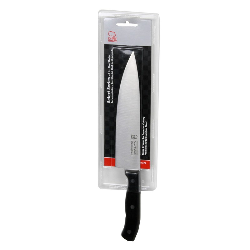 Chef Craft Select Chef Knife, 8 inch blade 15 inch