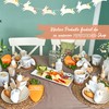 Papierdrachen 4 Rabbit Ears Napkin Rings - Muslin Look -