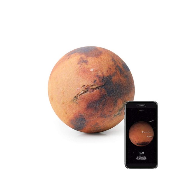 AstroReality: MARS Classic Smart Globe, Extreme Precision Planet Model Developed by NASA Scientists, AR App Enabled, 3D Printed, 2.35", Perfect gift for kids and adults who love Space