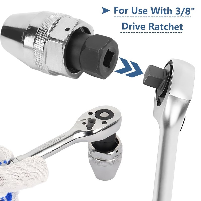 Saipor Damaged Bolt and Stud Extractor Tool 3/8" Drive Broken