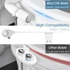 BIGCOW Ultra-Slim Bidet Attachment for Toilet 2 Pack - Dual
