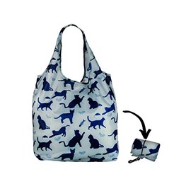 Re-Uz Lifestyle Shopper Foldable Reusable Shopping Grocery Bag - Happy Cats Sky