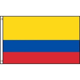 3x5 Colombia Polyester Flag 3'x5 Super Polyester Nylon Fade Resistant Double Stitched Premium Penant House Banner Grommets