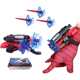 NELAPARO Launcher Glove, Plastic Cosplay Glove Hero Launcher, 1 Lanzador + 3 Dardos con Ventosa Guante