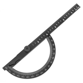 WEN ME512P Adjustable Aluminum Protractor & Angle Gauge with Laser Etched Scale