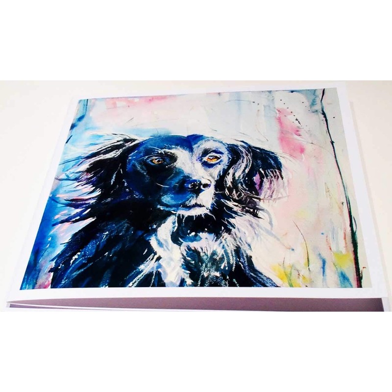 Annabel Langrish- Milly The Black Setter - Blank Inside for