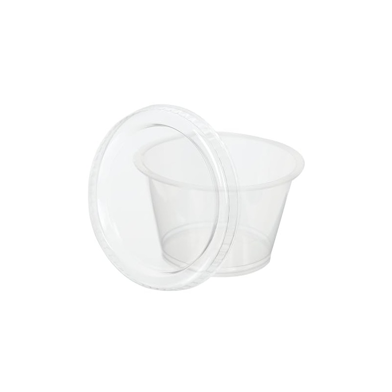 Made in Japan, Heat Resistant Pudding Cups with Lids, 3.4