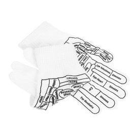 BIUDECO Cotton Cloth Material Massage Gloves Elastic Hand Gloves for Foot Hand Back Massage