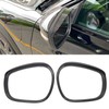2Pcs Rearview Mirror Rain Eyebrow Frame Door Mirror Frame Trim