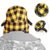 ONWAY Yellow Trapper Hat Winter Hats for Women Men with