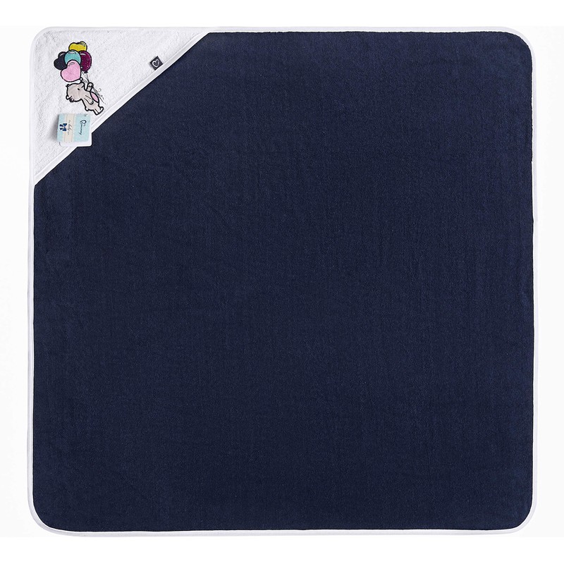 Be Mammy BE20-240-BBL Hooded Cotton Baby Towel, Oeko-Tex Standard 100,