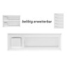 HUBER Surface-Mounted Door Bell Push 1 Gang Made of Polystyrene