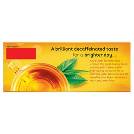 Lipton Black Tea Bags, Decaffeinated, 50 ct