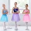 M-Aimee 5 Set Girls Layered Sequins Ballet Tutu Skirt 3