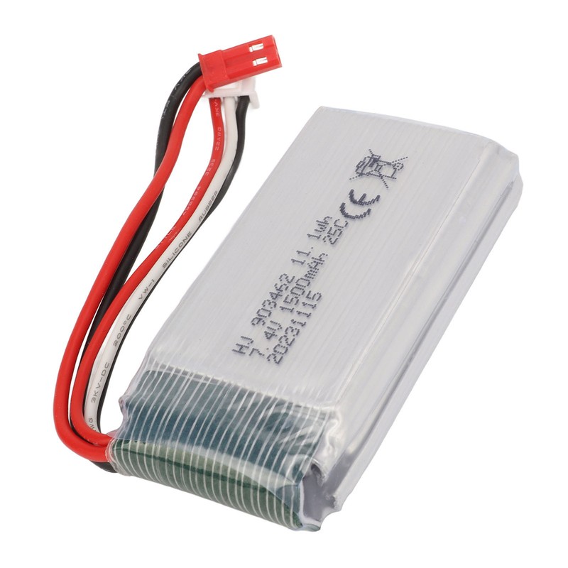 7.4V 1500mAh RC Car Lithium Battery with JST Plug 903462