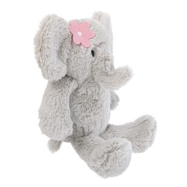 NoJo Carter's Floral Elephant Gray Plush Stuffed Animal