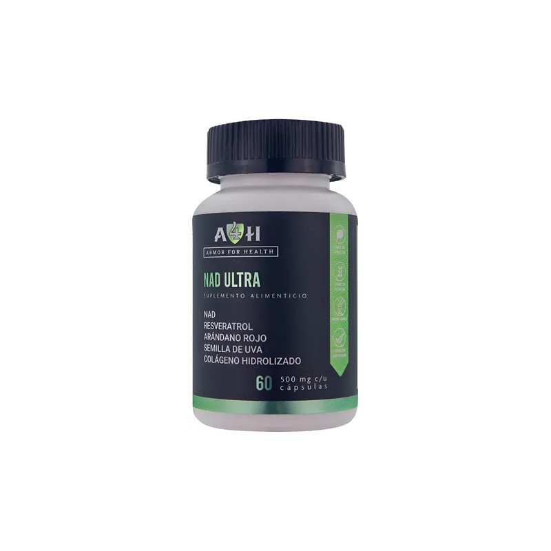 Suplemento Nad Ultra 60 Capsulas 500mg A4h Resveratrol